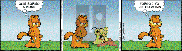 Garfield on Tuesday October 9, 2012 Comic Strip