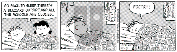 Peanuts on Thursday December 3, 1998 Comic Strip