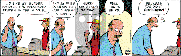 Lucky Cow on Tuesday November 16, 2004 Comic Strip