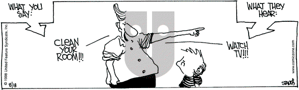The Buckets on Tuesday August 18, 1998 Comic Strip