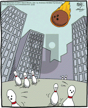 In the Bleachers on Saturday February 25, 2017 Comic Strip