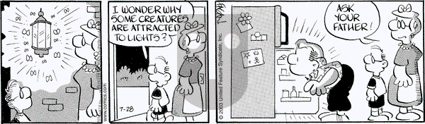 Drabble on Monday July 28, 2003 Comic Strip