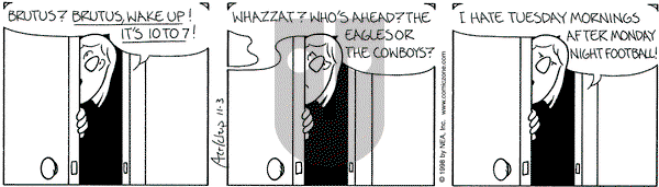 The Born Loser on Tuesday November 3, 1998 Comic Strip