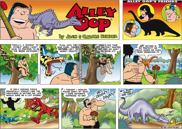 Alley Oop on Sunday October 23, 2016 Comic Strip