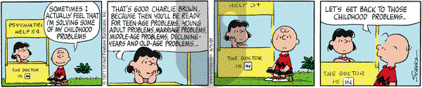 Peanuts on Tuesday August 5, 2003 Comic Strip