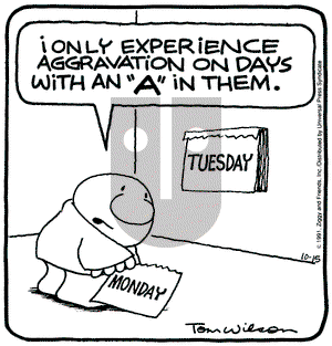 Ziggy on Tuesday October 15, 1991 Comic Strip