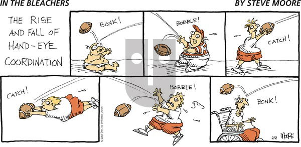 In the Bleachers - Sunday February 2, 2014 Comic Strip