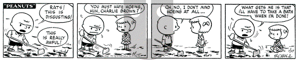 Peanuts on Thursday March 19, 1998 Comic Strip