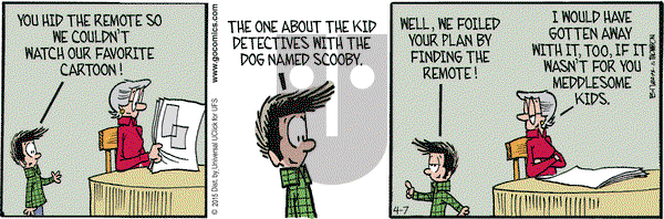 Grand Avenue on Tuesday April 7, 2015 Comic Strip