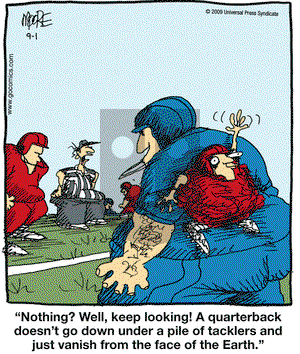 In the Bleachers on Tuesday September 1, 2009 Comic Strip