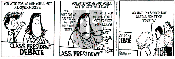 Grand Avenue on Monday November 7, 2005 Comic Strip