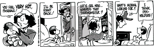 Rose is Rose on Wednesday October 16, 1991 Comic Strip