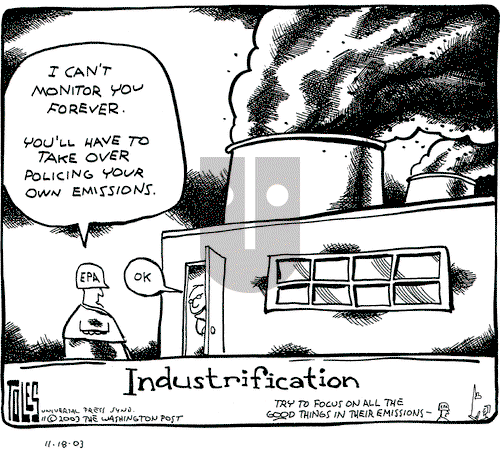 Tom Toles on Tuesday November 18, 2003 Comic Strip
