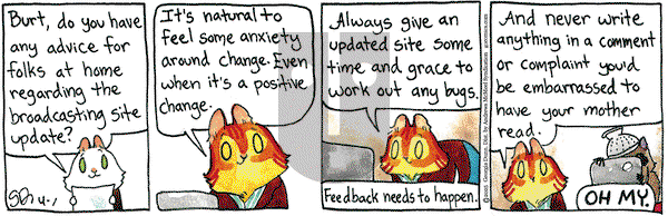Breaking Cat News on Tuesday April 1, 2025 Comic Strip