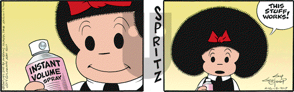 Nancy on Tuesday August 15, 2017 Comic Strip
