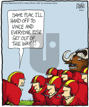 In the Bleachers on Tuesday October 25, 2011 Comic Strip