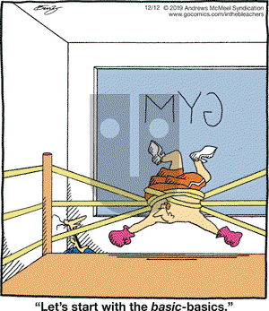 In the Bleachers on Thursday December 12, 2019 Comic Strip