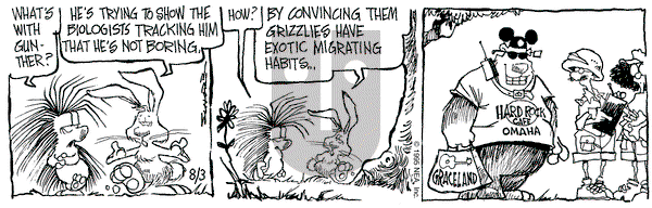 The Grizzwells on Thursday August 3, 1995 Comic Strip