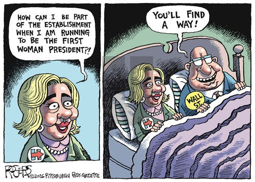 Rob Rogers on Sunday February 7, 2016 Comic Strip