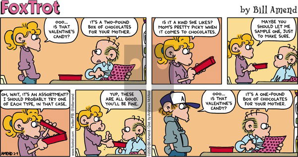 FoxTrot on Sunday February 9, 2020 Comic Strip