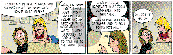 Luann on Wednesday October 6, 2004 Comic Strip