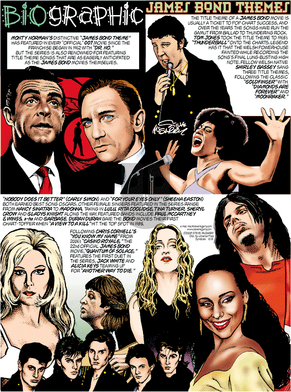 Biographic on Sunday October 5, 2008 Comic Strip