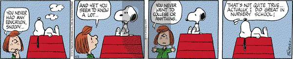 Peanuts - Friday April 9, 2021 Comic Strip