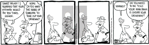 The Buckets on Saturday September 24, 2005 Comic Strip