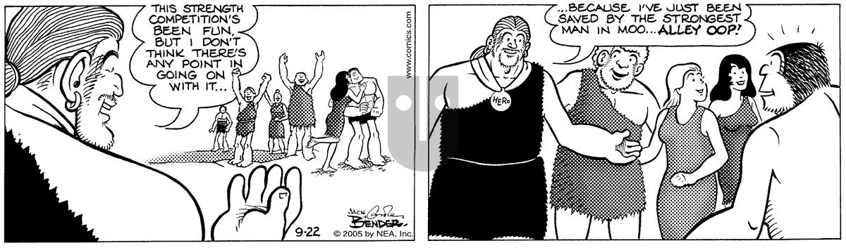 Alley Oop - Thursday September 22, 2005 Comic Strip