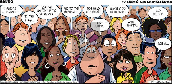 Baldo on Sunday July 4, 2010 Comic Strip