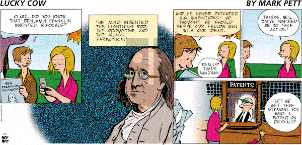 Lucky Cow on Sunday October 21, 2007 Comic Strip