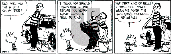 Calvin and Hobbes - Wednesday September 1, 1993 Comic Strip