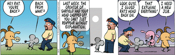Pearls Before Swine on Monday August 11, 2014 Comic Strip