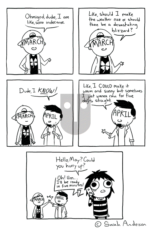 Sarah's Scribbles on Wednesday March 25, 2015 Comic Strip