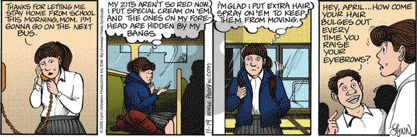 For Better or For Worse on Saturday November 19, 2005 Comic Strip