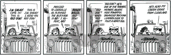 Doonesbury on Monday January 14, 1974 Comic Strip