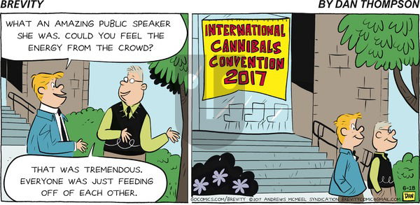 Brevity on Sunday June 18, 2017 Comic Strip