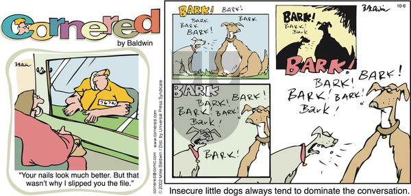 Cornered on Sunday October 6, 2002 Comic Strip