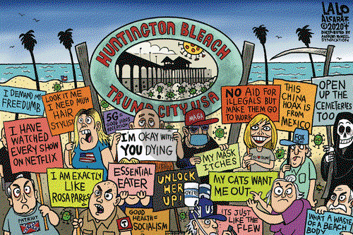 Lalo Alcaraz on Monday May 4, 2020 Comic Strip