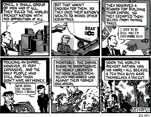 Ted Rall on Sunday June 22, 2003 Comic Strip