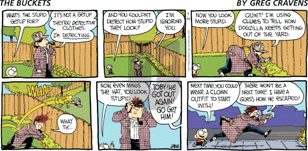 The Buckets - Sunday July 10, 2011 Comic Strip