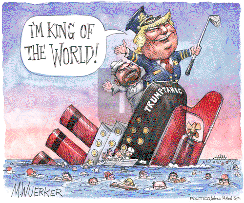 Matt Wuerker on Tuesday April 8, 2025 Comic Strip