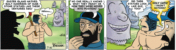 Alley Oop on Saturday July 16, 2011 Comic Strip