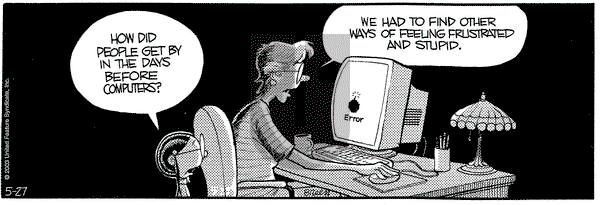 Grand Avenue on Tuesday May 27, 2003 Comic Strip