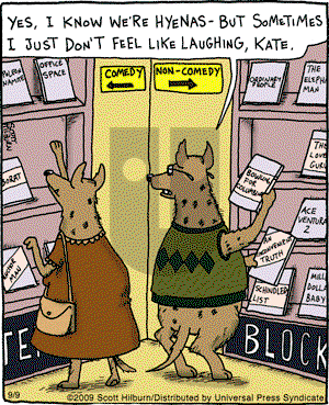 The Argyle Sweater on Wednesday September 9, 2009 Comic Strip