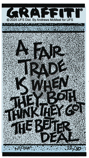 Graffiti on Wednesday December 10, 2025 Comic Strip