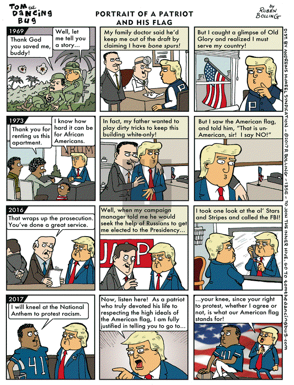 Tom the Dancing Bug on Friday September 29, 2017 Comic Strip