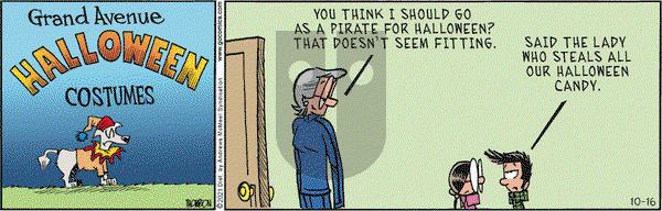 Grand Avenue - Saturday October 16, 2021 Comic Strip