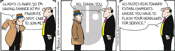 The Born Loser on Tuesday August 30, 2011 Comic Strip