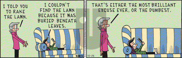 Grand Avenue on Friday October 25, 2019 Comic Strip
